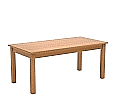 Rechtecktisch, 120x60 cm (B/T), 53 cm hoch, Buche-Massivholzgestell mit gerader Zarge Wechselgleiter aus der Kategorie Rechtecktische