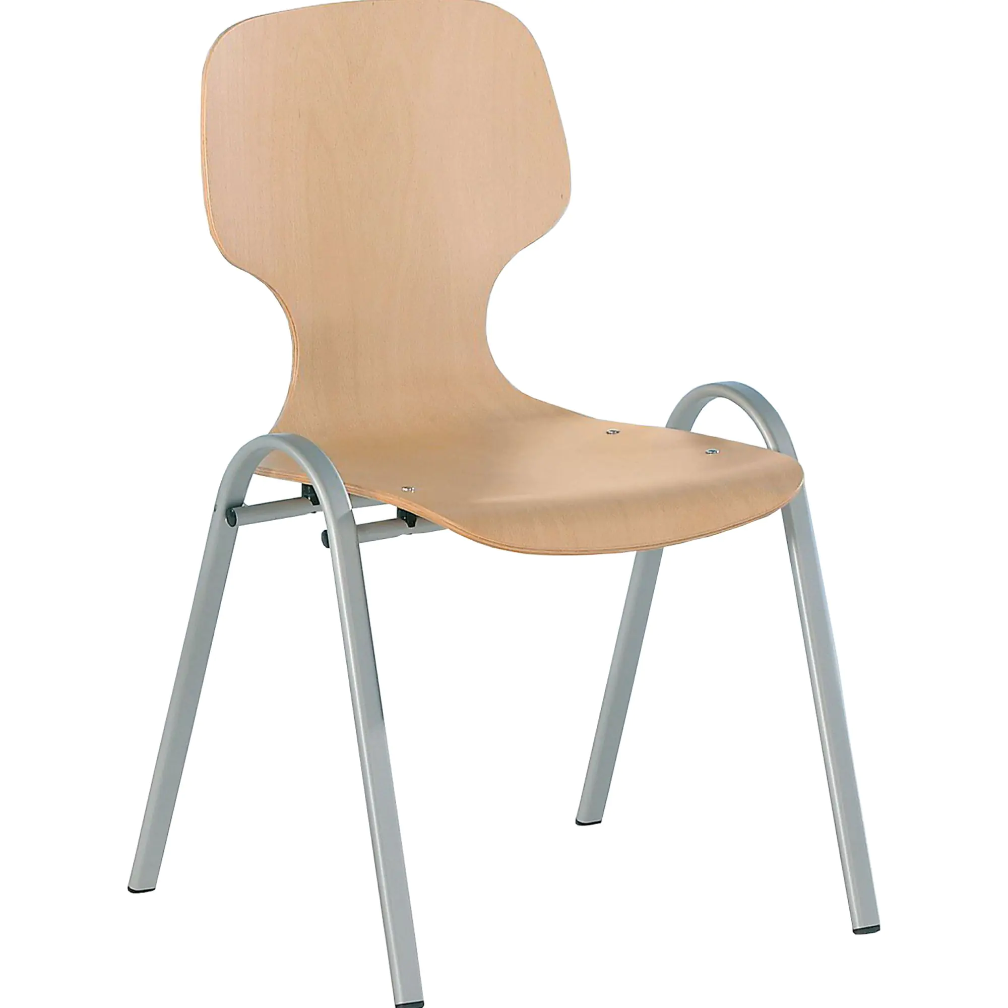 Schalenstuhl ohne Armlehne, mit Sitzpolster,