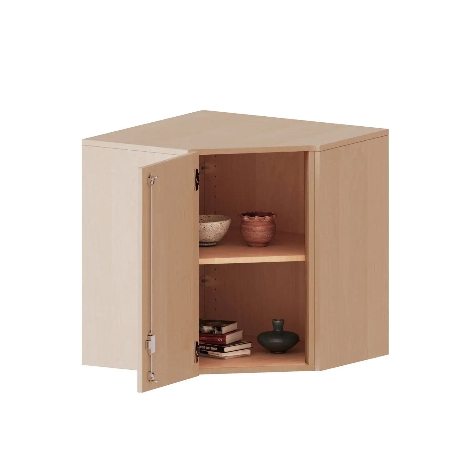 Innenecke Aufsatz, 2 OH, Für 40cm tiefe Schrankwände, links B/H/T 70 x 72 x 70cm aus der Kategorie Schränke