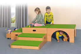 Podestlandschaft: Spielpodestlandschaft aus der Kategorie Podeste & Bühnen