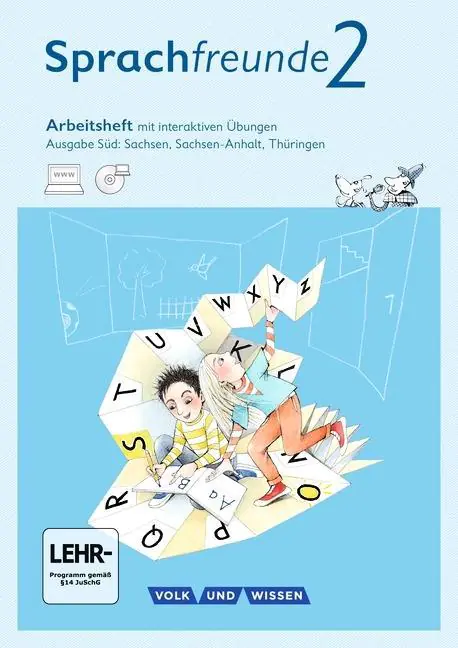 Sprachfreunde 2. Schuljahr. Arbeitsheft. Einzellizenz aus der Kategorie Deutsch