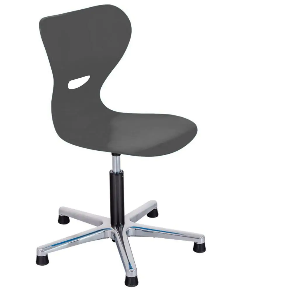 Drehspindelstuhl mit Kunststoffschale höhenverstellbar von 403 bis 537 mm, HV2 aus der Kategorie Kunststoffstühle