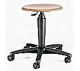 Hocker, höhenverstellbar 42-55 cm, fahrbar, mit Gasfeder,