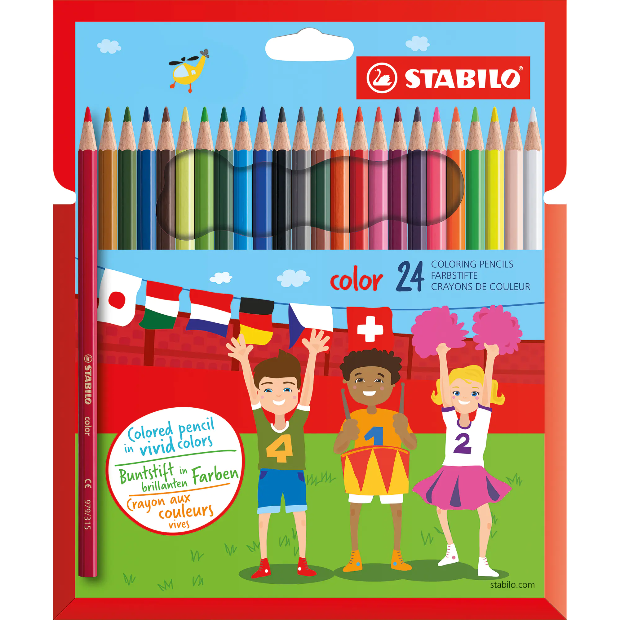 Stabilo Farbstift color sort 24St aus der Kategorie Farben & Stifte