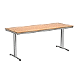 Klapptisch, 180x70 cm (B/T), 72 cm hoch, T-Fuß,