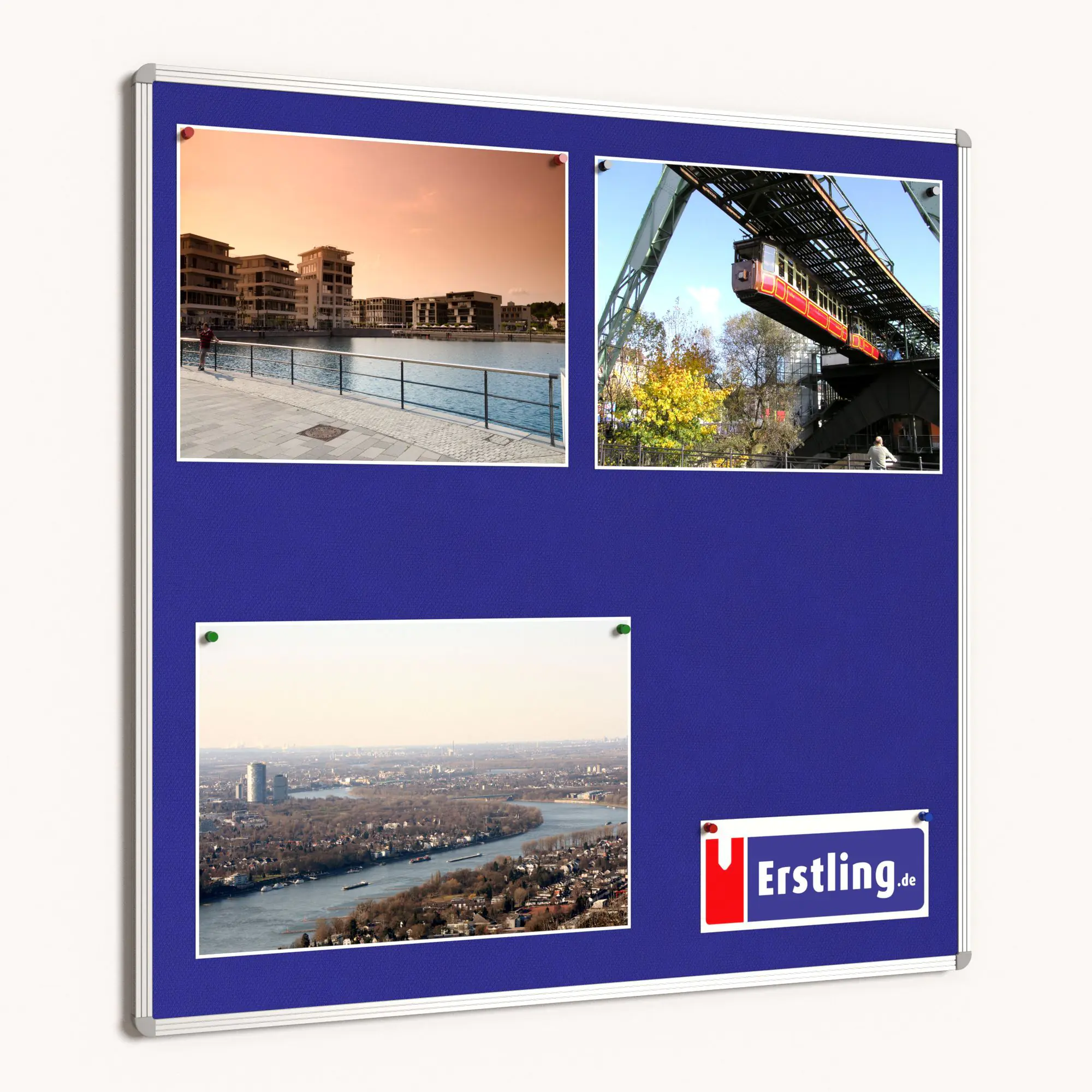 Textiltafel 100x100 cm, ohne Ablage, aus der Kategorie Wandtafeln Textil