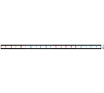 Demo-Rechenband 0 - 20 (L: 2 m, B: 9 cm), weißes Kunststoffband, aus der Kategorie Demo-Rechenbänder