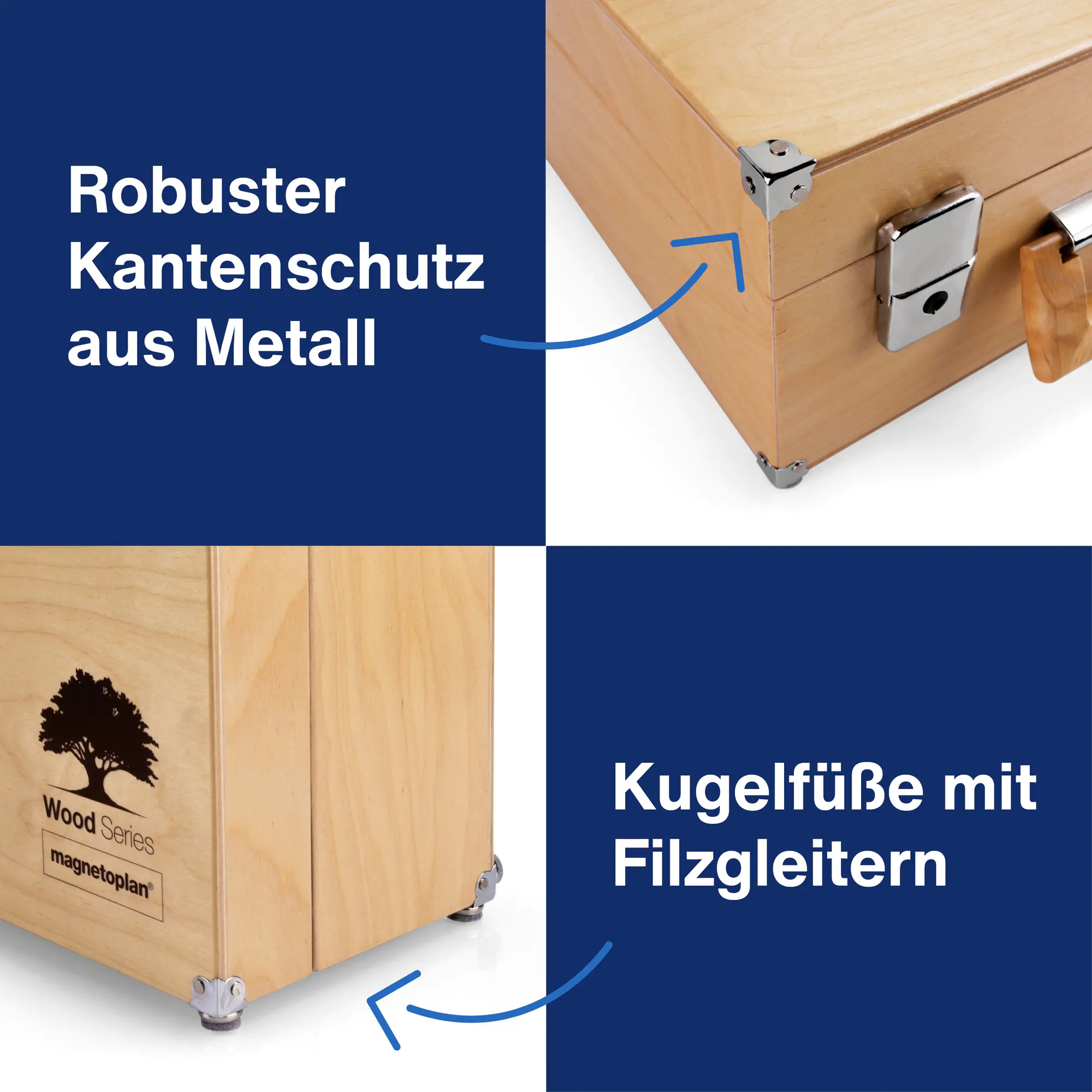 magnetoplan Moderatorenkoffer Wood Series aus der Kategorie Moderationswände