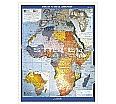 Wandkarte Geschichte Afrikas im 19. und 20. Jahrhundert, 175 x 225 cm, aus der Kategorie Neuzeit 1870-heute