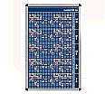 Personal-Raum-Plan, 12 Stunden, 33 Spalten, 123x77 cm,