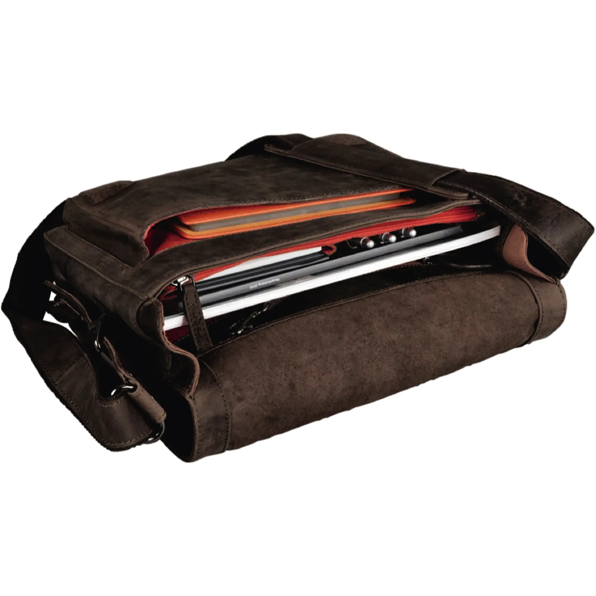 Pride+Soul Notebooktasche BEN 37x33x14cm Echtleder br aus der Kategorie Taschen