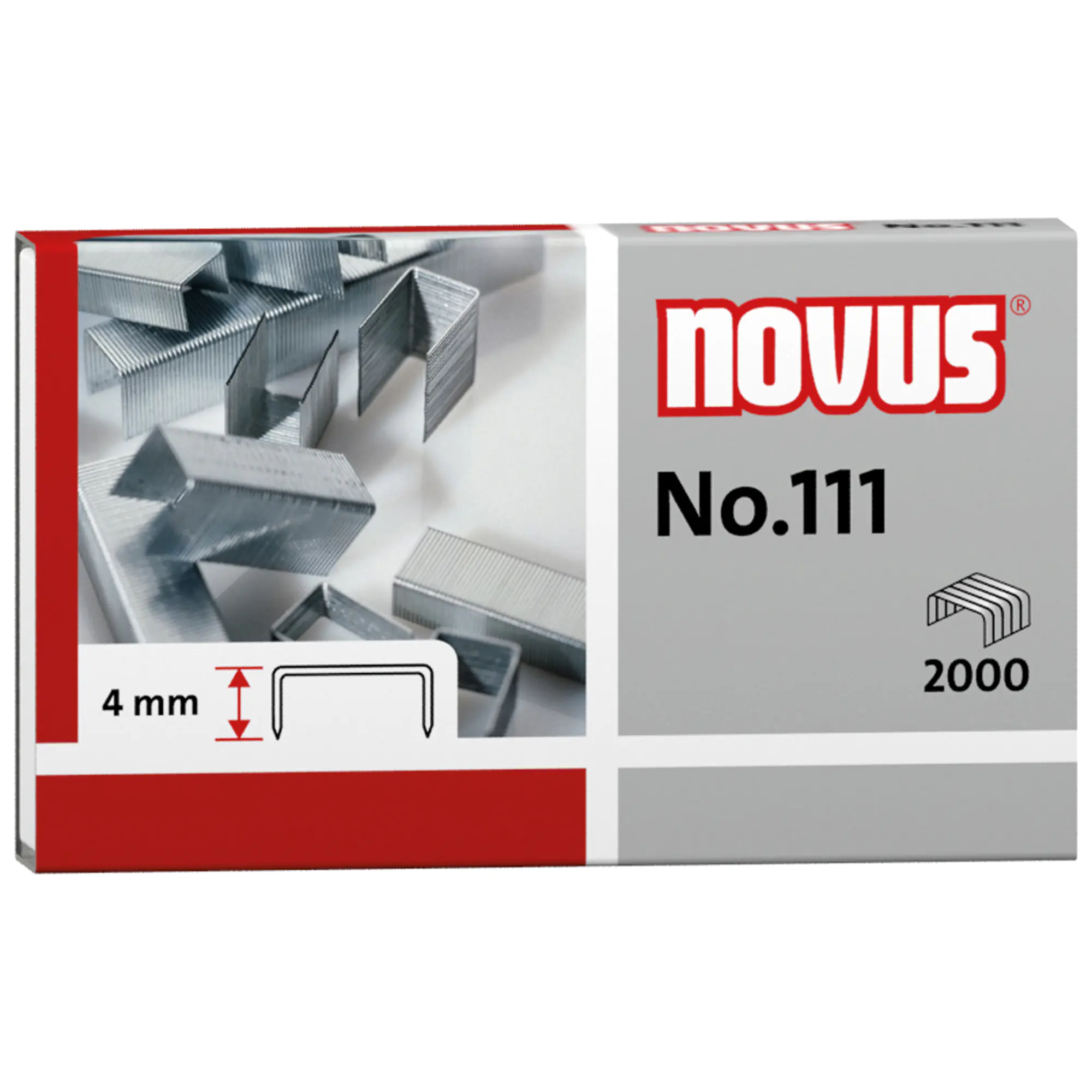 Novus Heftklammer No. 111 verzinkt 2.000 St. aus der Kategorie Klammern