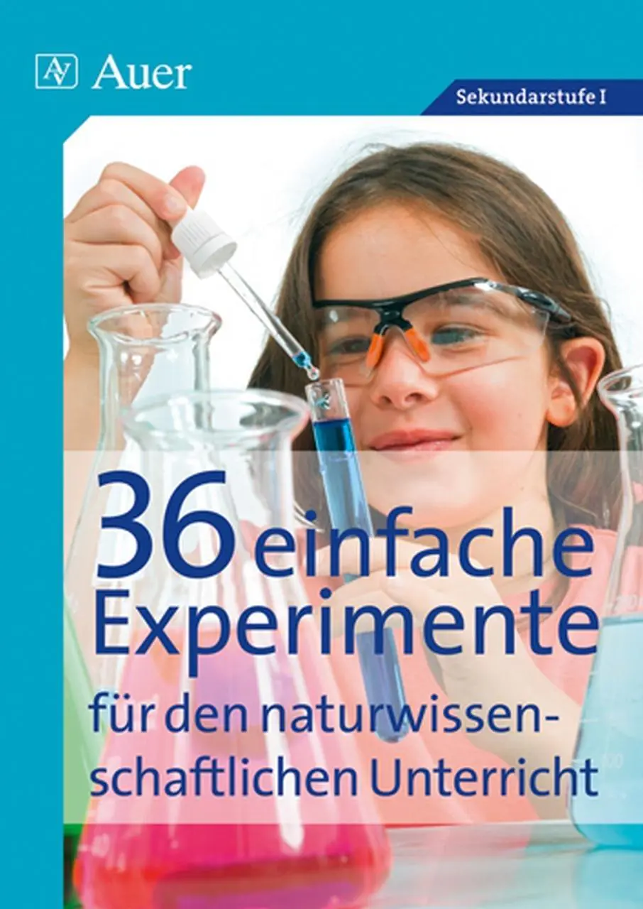 36 einfache Experimente für den naturwissenschaftlichen Unterricht aus der Kategorie Naturwissenschaften