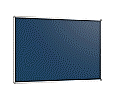 Wandtafel Stahlemaille blau, 100x 70 cm, ohne Kreideablage,