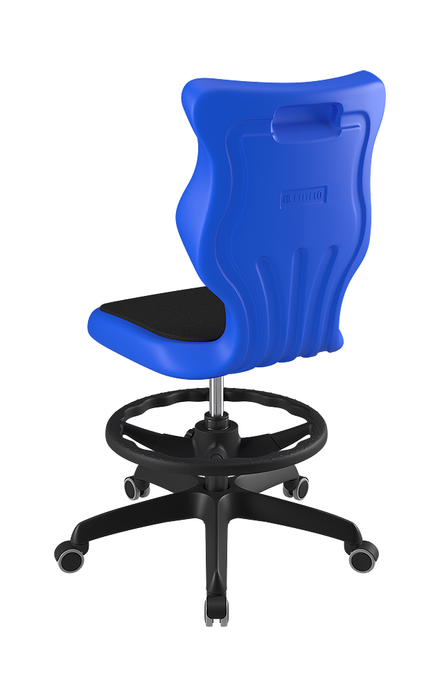 Drehstuhl mit hoher Rückenlehne, höhenverstellbar mit Gasfeder, ergonomische Kunststoffschale aus der Kategorie Bürodrehstühle