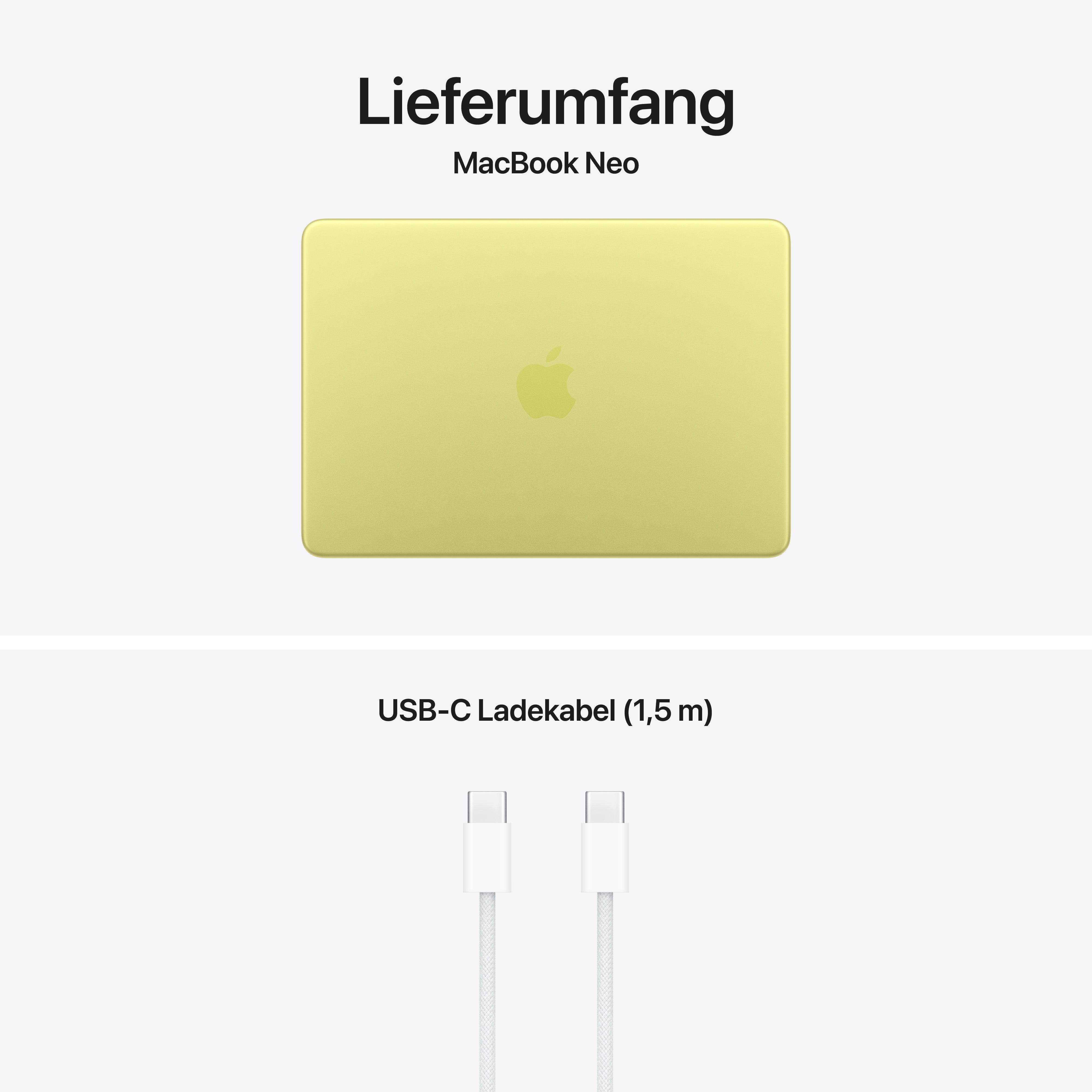 Apple Macbook Neo 13" | A18 pro | 8GB | 256GB | Zitrus aus der Kategorie Notebooks