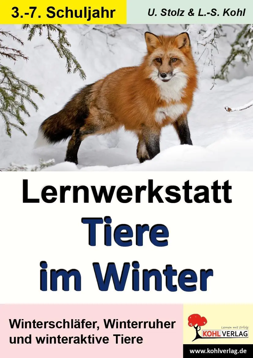 Lernwerkstatt - Tiere im Winter aus der Kategorie Sachkunde