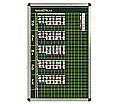 Klassen-Plantafel, 10 Stunden Mo-Fr, für 15 Klassen, 103x77 cm,