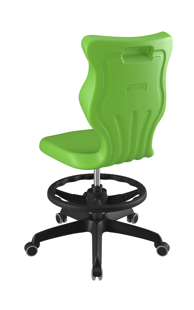 Drehstuhl mit hoher Rückenlehne, höhenverstellbar mit Gasfeder, ergonomische Kunststoffschale aus der Kategorie Bürodrehstühle