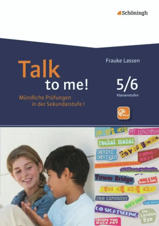 Talk to me! Mündliche Prüfung in der S1 5-6 aus der Kategorie Englisch