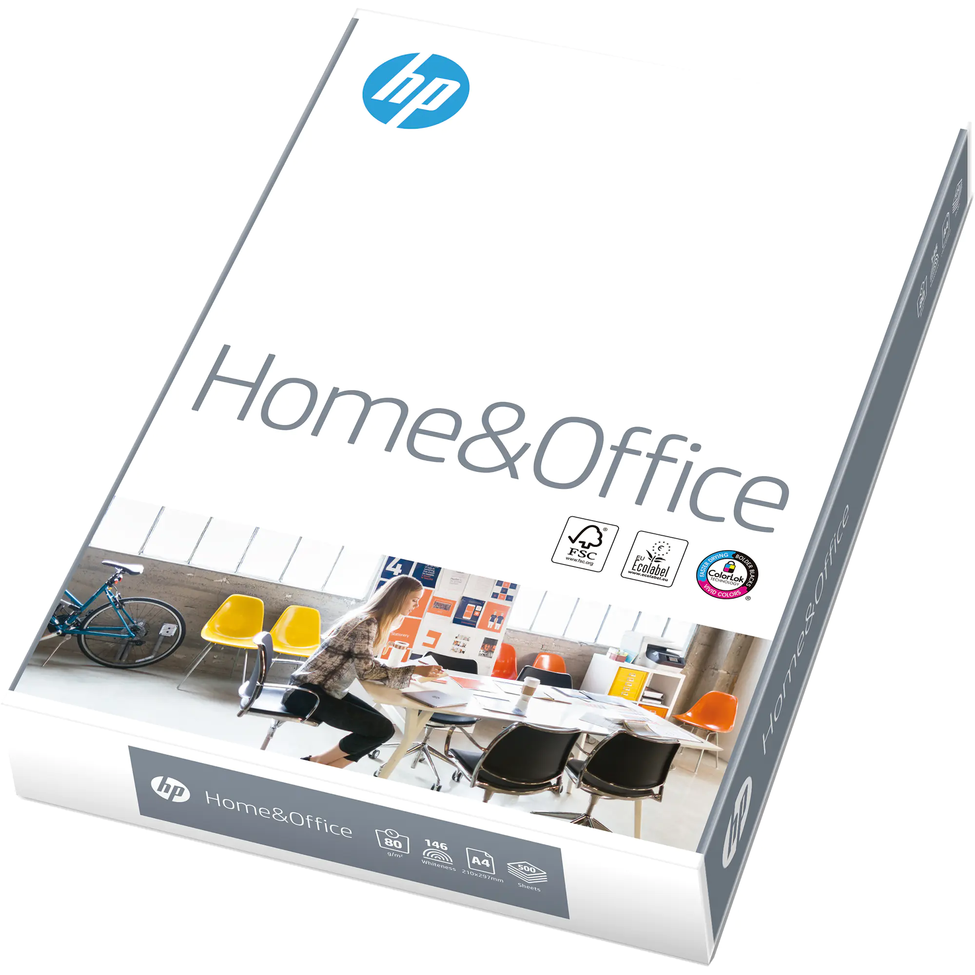 HP Kopierpapier home&office A4 80g ws Pa=500Bl aus der Kategorie Papiere