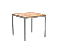 Quadrattisch,  70x70 cm (B/T), 72 cm hoch, aus der Kategorie Quadrattische