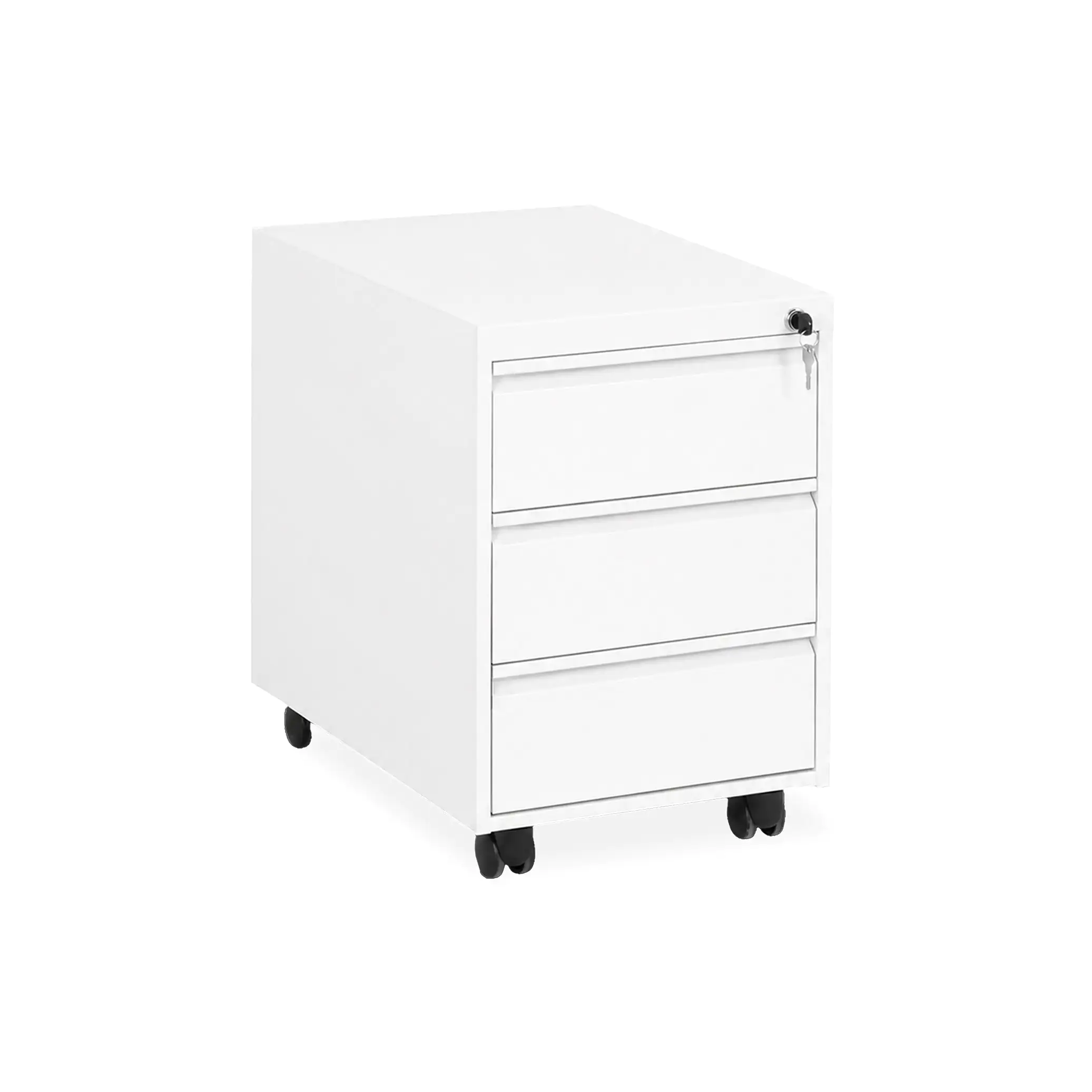 Ceha | Rollcontainer ST600 | 3 Schübe | Tiefe 600mm | RAL9003 aus der Kategorie Schnelllieferprogramm