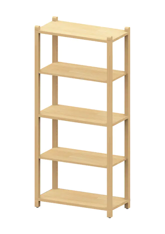 Mehrzweckregal 3 feste Böden, 2 Einlegeboden B/H/T 82 x 180 x 40 cm aus der Kategorie offene Regale