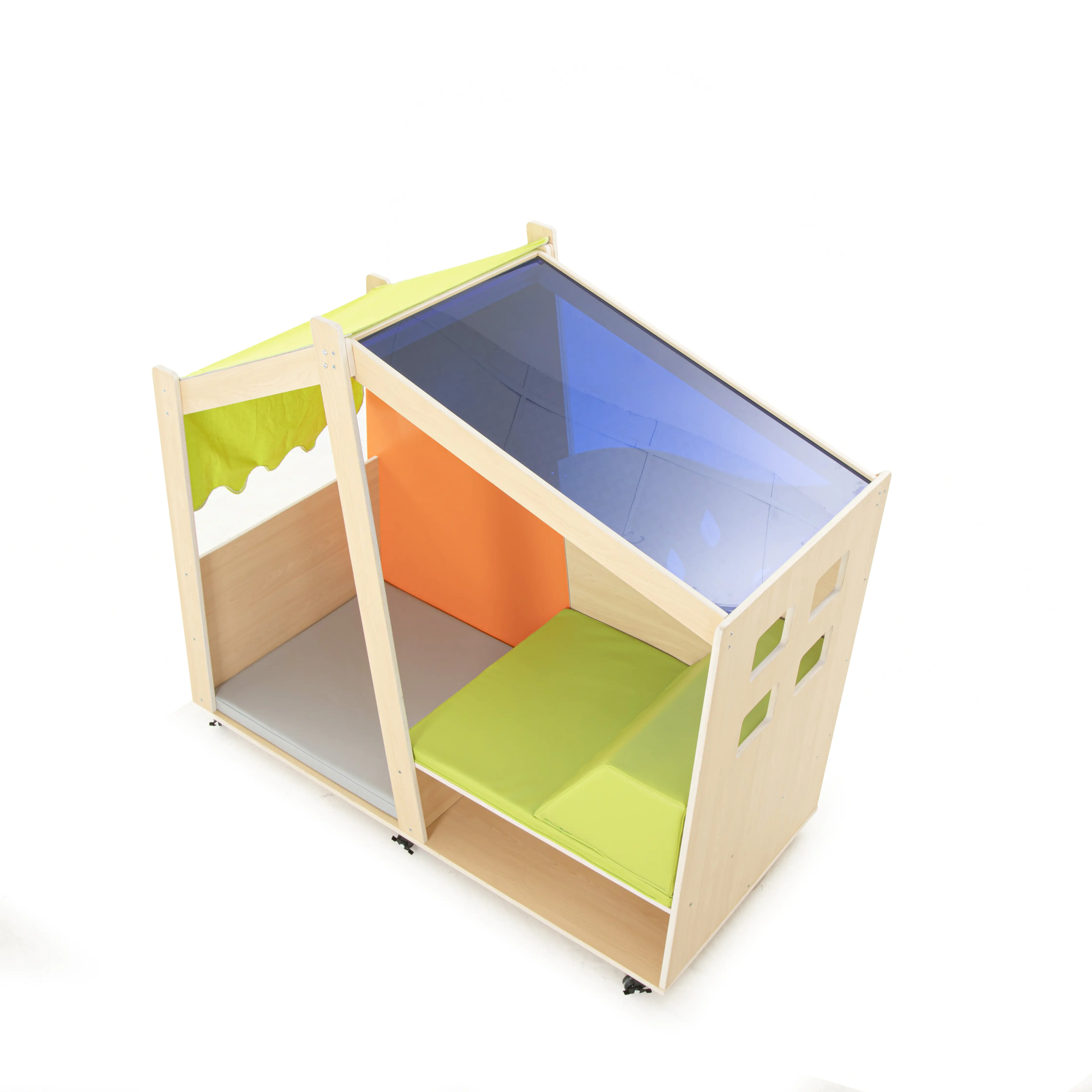 Wisdom | Spielhaus mobil | 120 x 120 x 140 cm | Holz aus der Kategorie Bausteine & Spiellandschaften