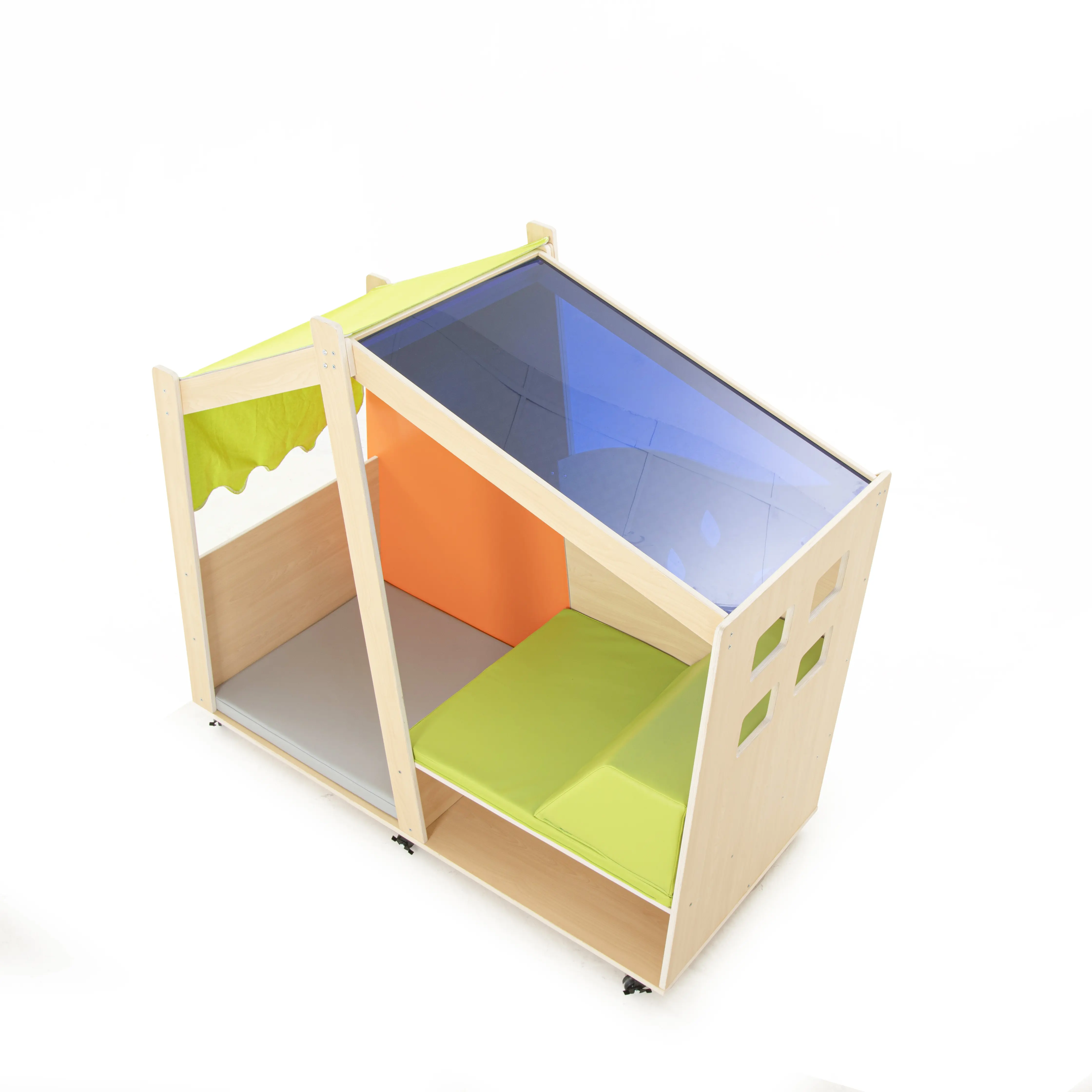 Wisdom | Spielhaus mobil | 120 x 120 x 140 cm | Holz aus der Kategorie Bausteine & Spiellandschaften