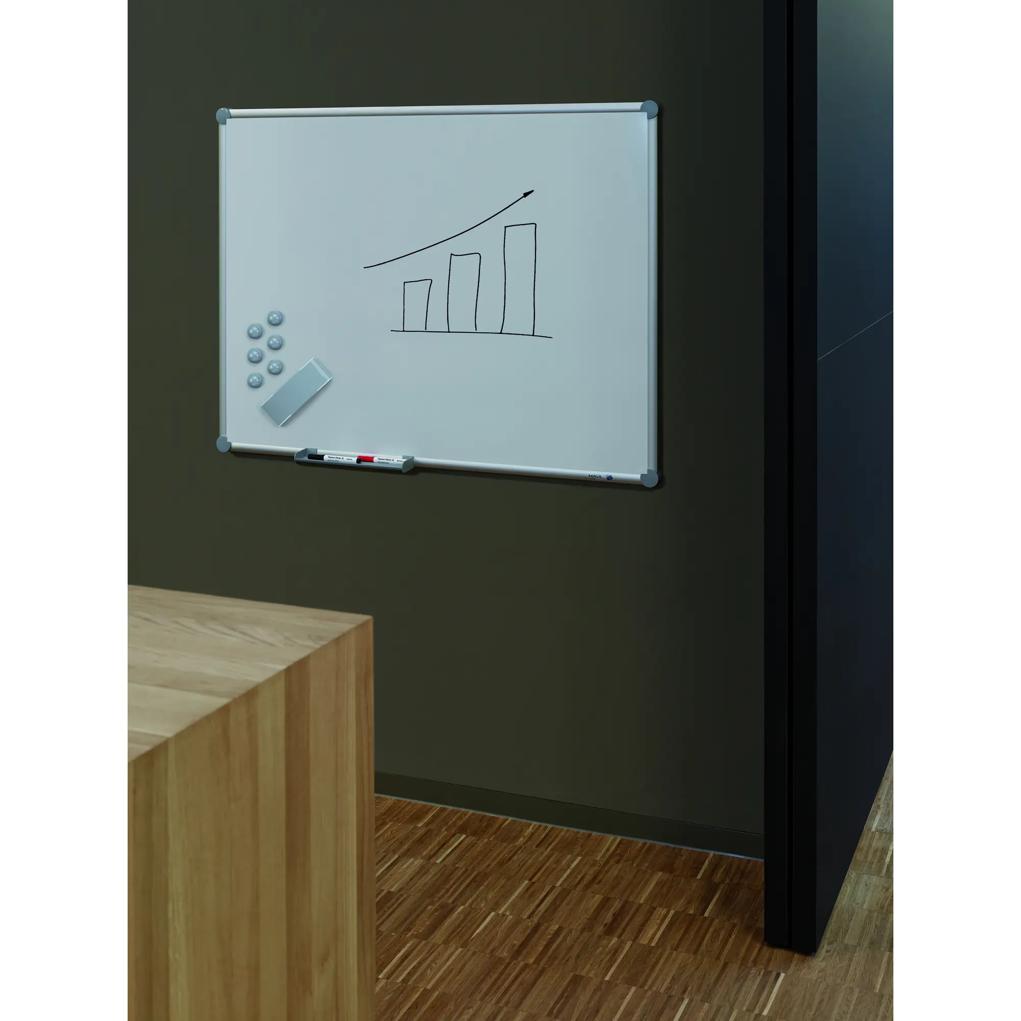 Maul Whiteboard 2000 MAULpro 200x100cm emaillebesch. aus der Kategorie Whiteboards