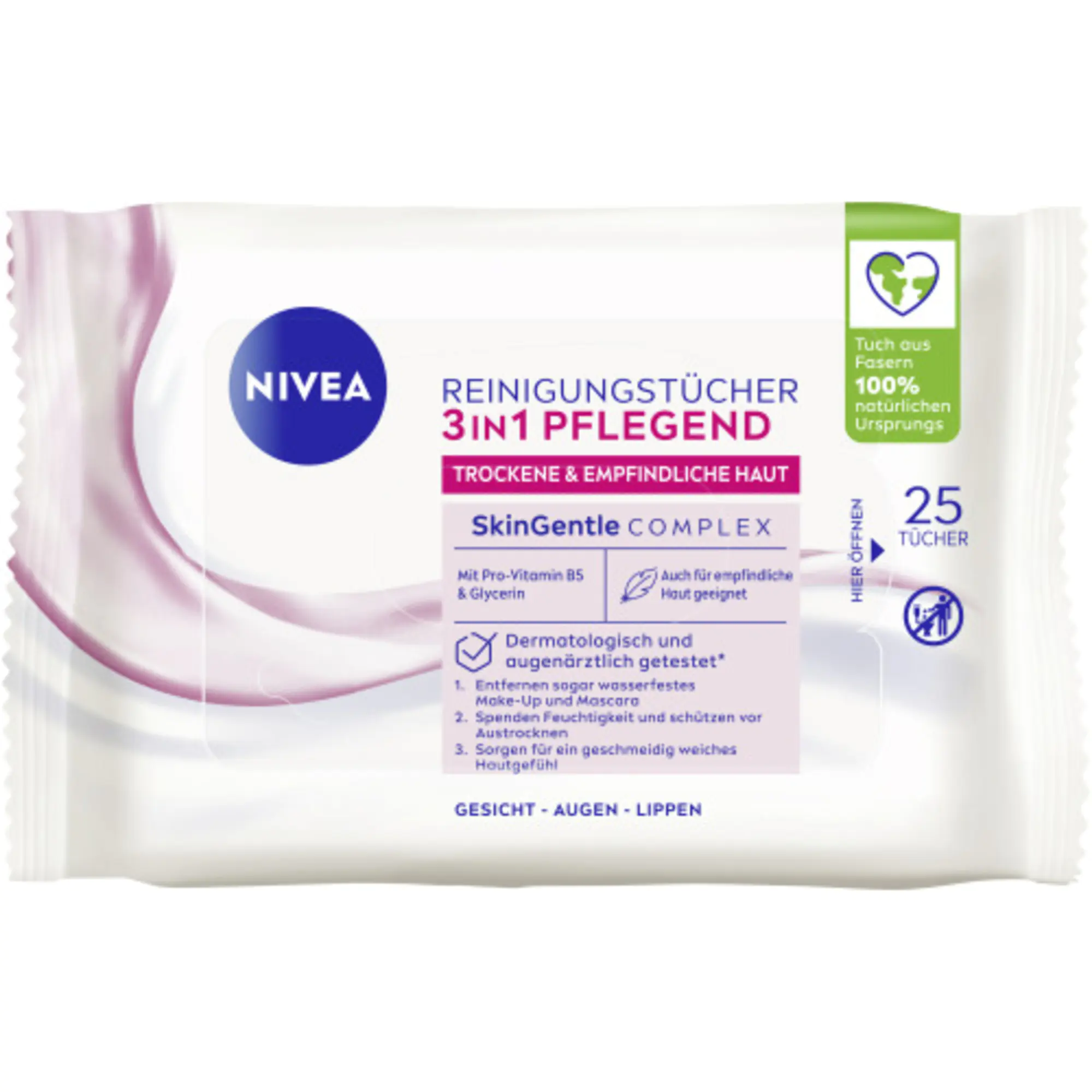 Nivea Reinigungstuch 3in1 25St aus der Kategorie Reinigung
