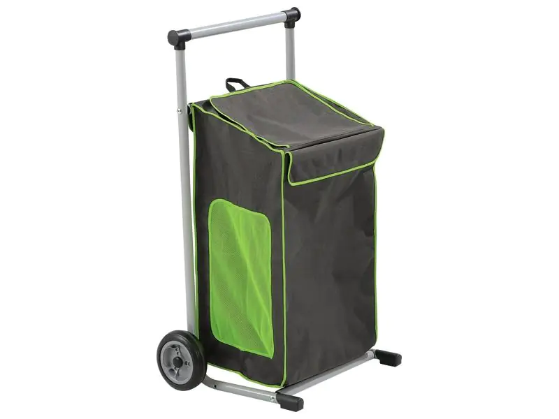 Wäschewagen Maße B/H/T: 35 x 88 x 45 cm, Sackkarre aus 60 % recyceltes Metall. aus der Kategorie Hygieneartikel