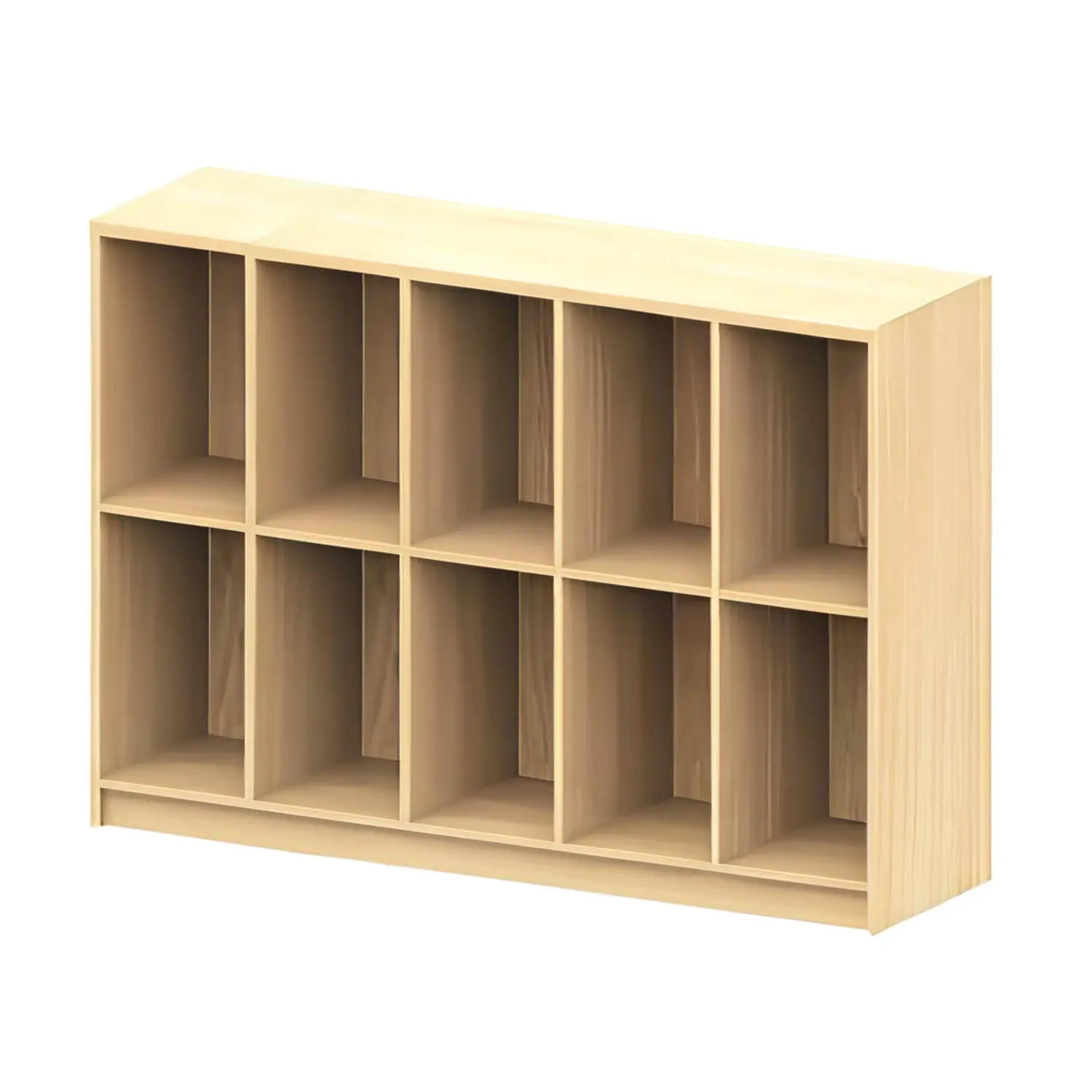 Schulranzenregal mit 10 gleichgroßen Fächern, B/H/T 162 x 100 x 45 cm aus der Kategorie Schulranzenregale