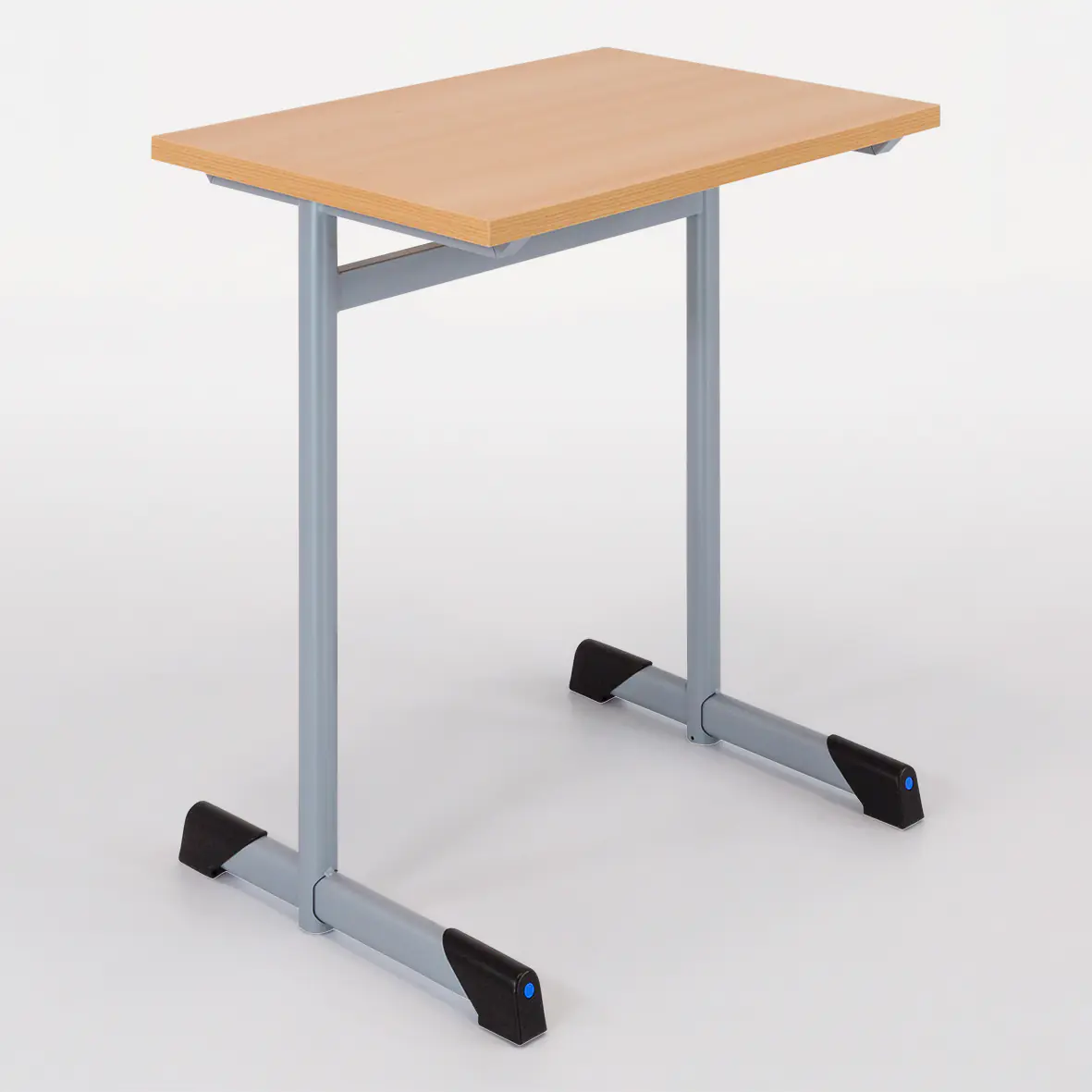 Einerschülertisch, 70x50 (B/T), 25 mm E1-Güte-Feinspannplatte ABS Kante, Höhe wählbar aus der Kategorie Schülertische