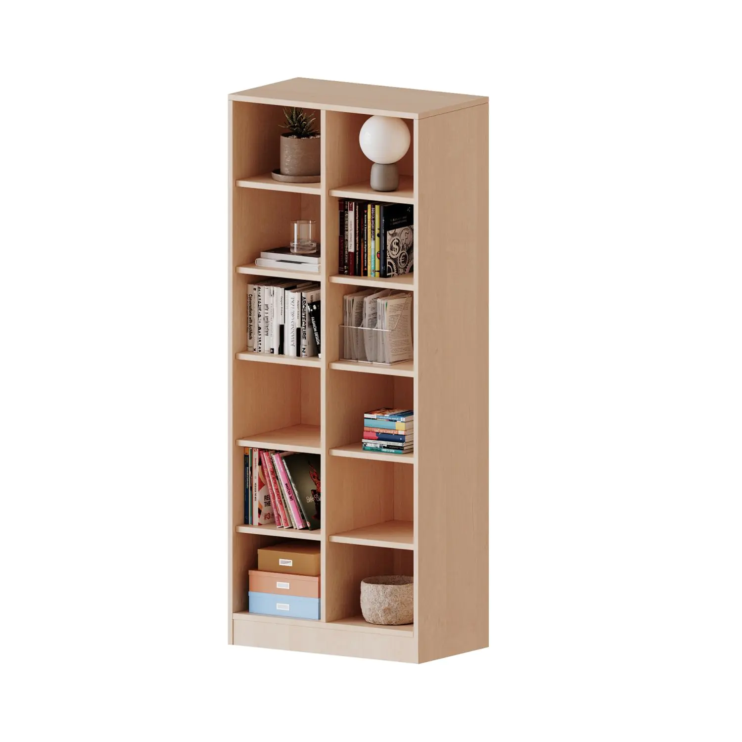 Außenecke Aufsatz, 2 OH, Viertelkreis, links, B/H/T 40 x 72 x 40cm aus der Kategorie Regale allgemein