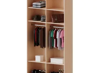 Garderobenregal, 6 OH, B/H/T 120x226x60cm aus der Kategorie Garderobenregale