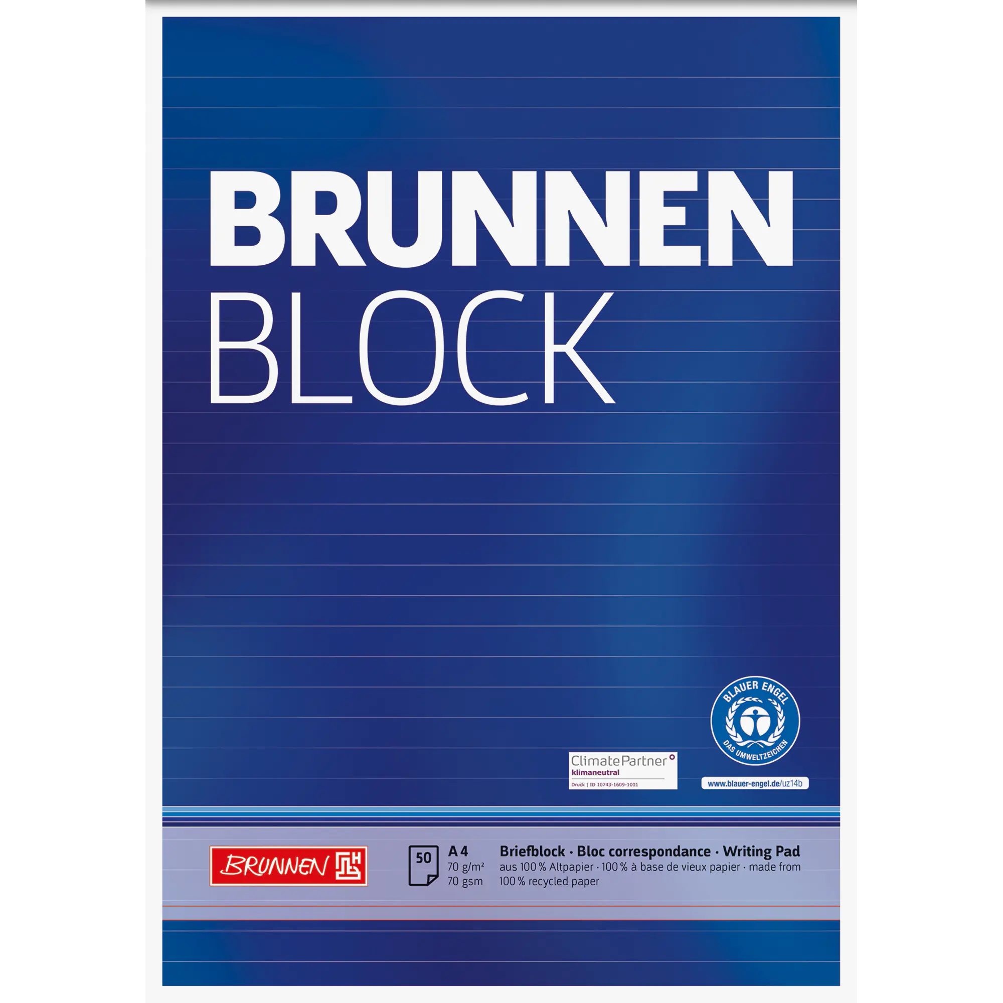 Brunnen Briefblock RCP DIN A4 50Blatt lin. aus der Kategorie Notizblöcke