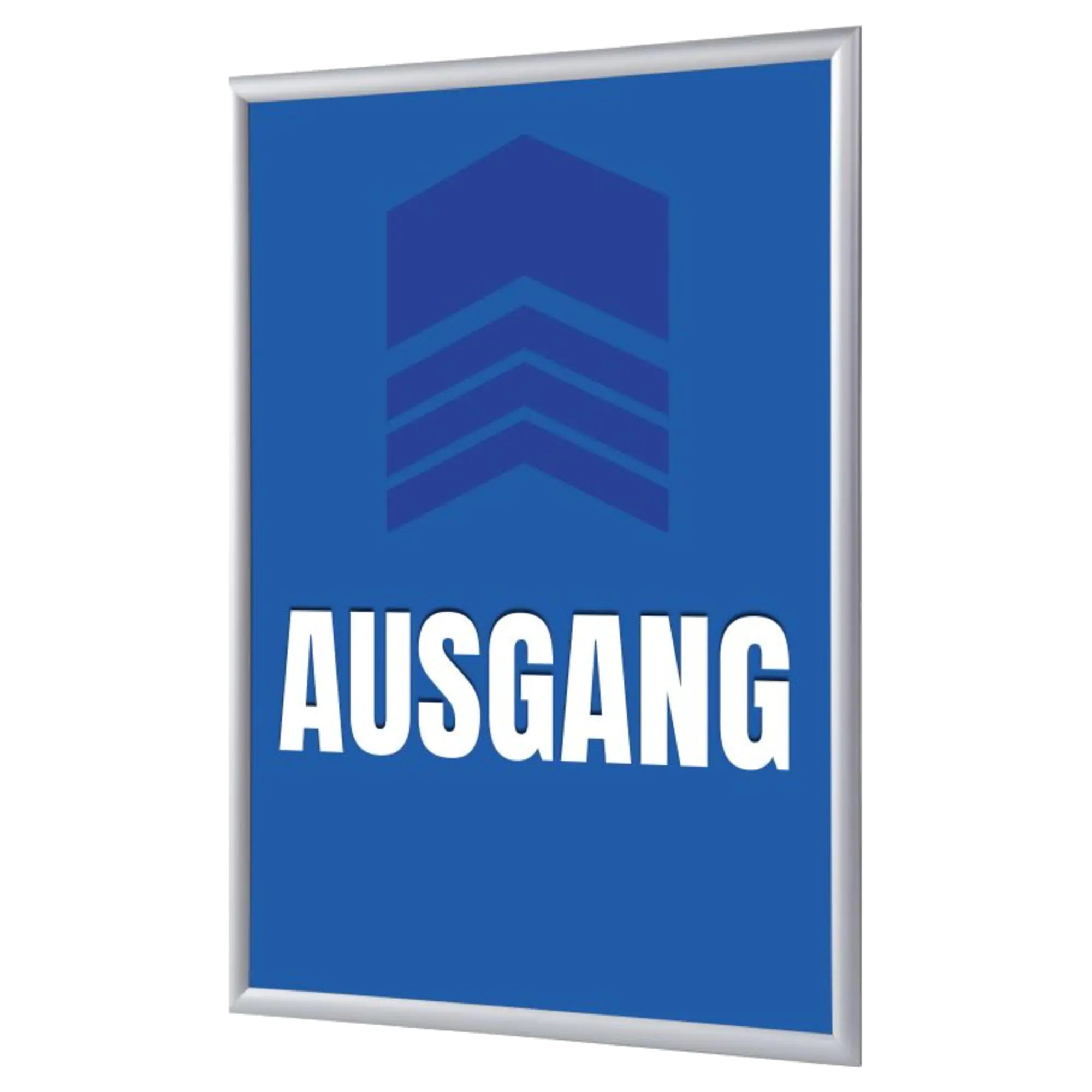 Showdown Klapprahmen A4 Ausgang de bl aus der Kategorie Infotafeln