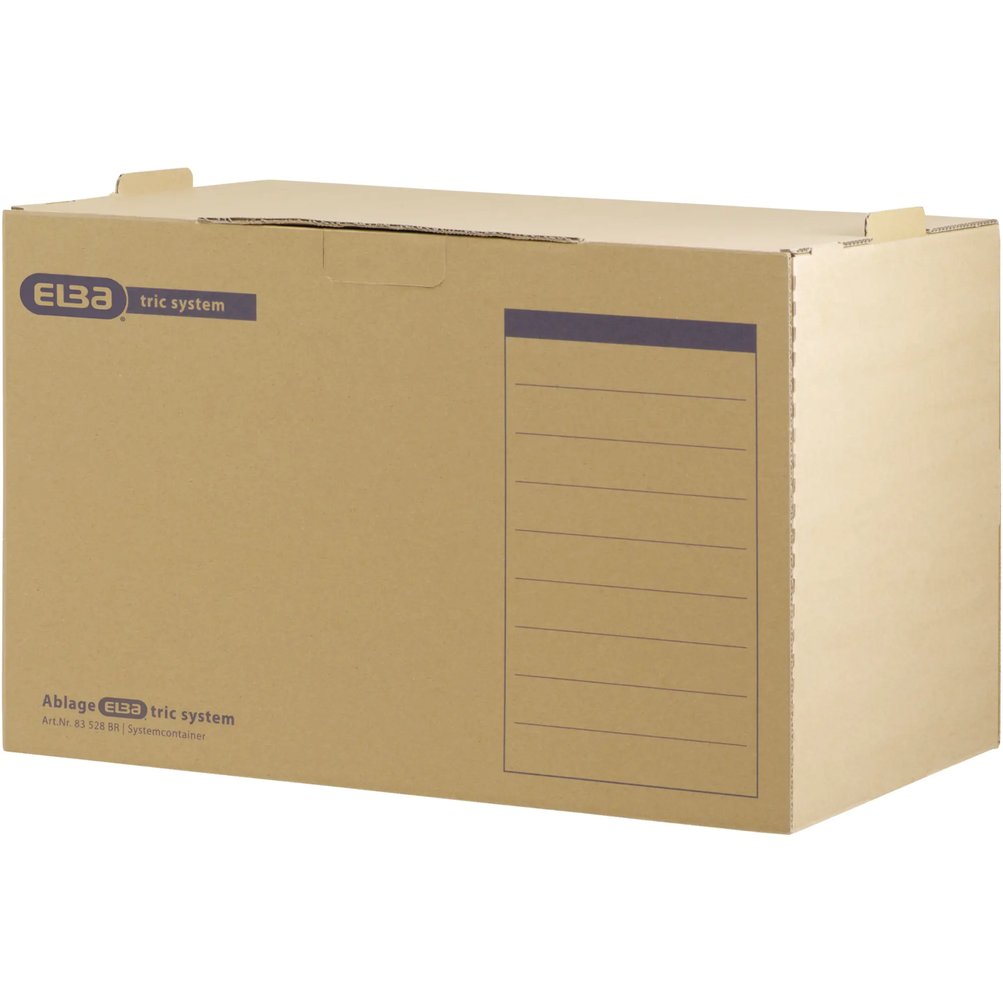 Elba Archivbox tric System für DIN A4 naturbraun aus der Kategorie Archivierung