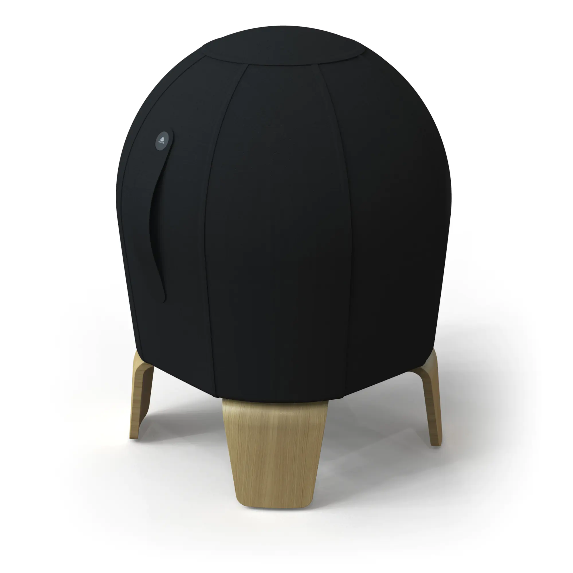 Alba Ballon-Sitzsack sw aus der Kategorie Hocker