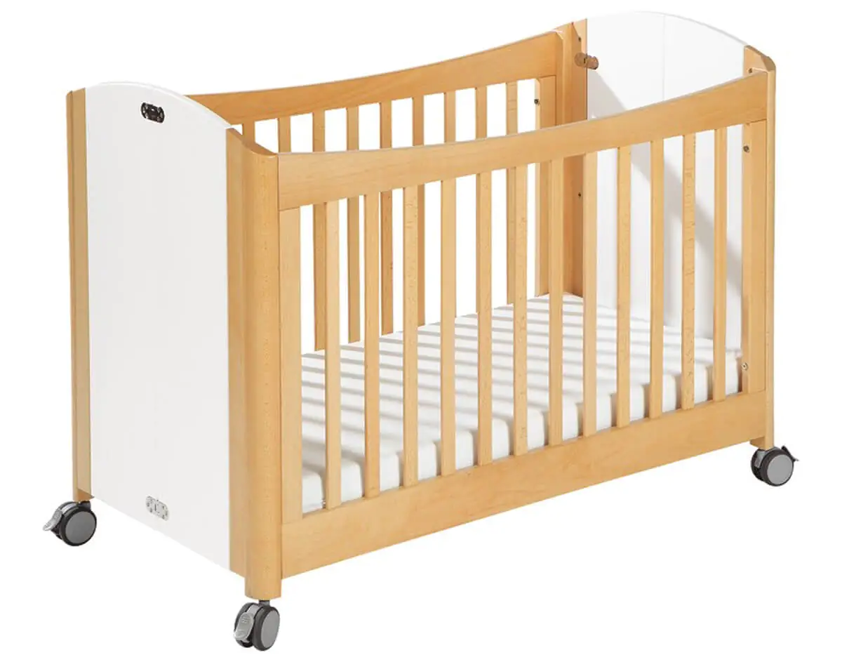 Gitterbett für Matratze 120 cm, zusammenklappbar aus der Kategorie Betten