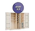 Musikschrank MOFF 3, B/H/T 210,9 x 190 x 60 cm aus der Kategorie Funktionale Schränke