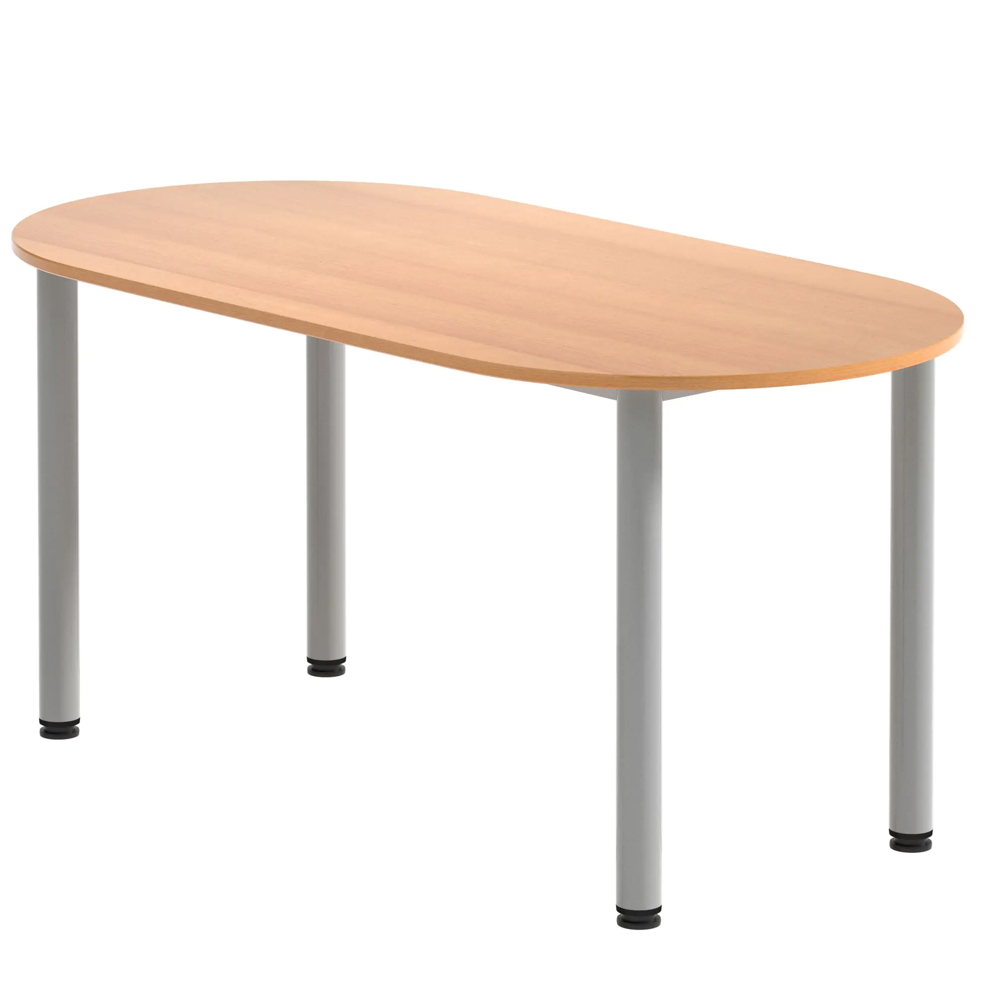 Ovaler Ergänzungstisch, 158x80 cm (BxT), höhenverstellbar 58-72 cm,