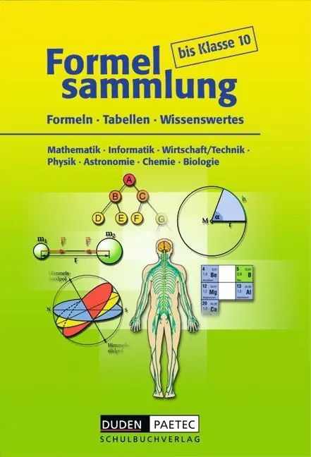 Formelsammlung bis Klasse 10 aus der Kategorie Mathematik
