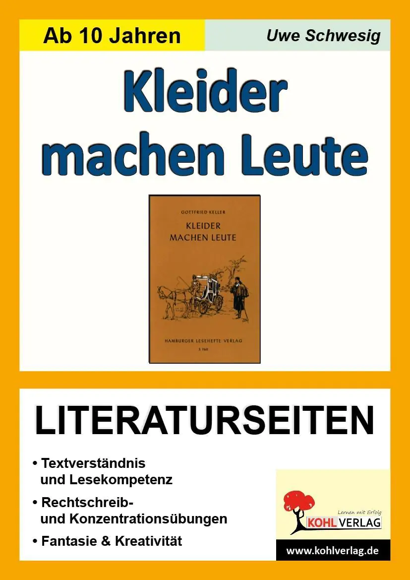 Kleider machen Leute / Literaturseiten aus der Kategorie Deutsch