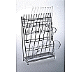 Abtropfgestell, 50 Stäbe, Maße 420x610 mm, aus beschichtetem Stahldraht, aus der Kategorie Reagenzglashalter