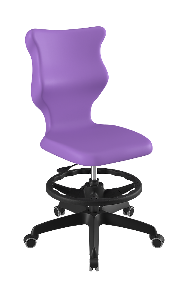 Drehstuhl mit hoher Rückenlehne, höhenverstellbar mit Gasfeder, ergonomische Kunststoffschale aus der Kategorie Bürodrehstühle