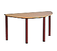 Halbrundtisch, 160x80 cm (B/T), 72 cm hoch, aus der Kategorie Rundtische