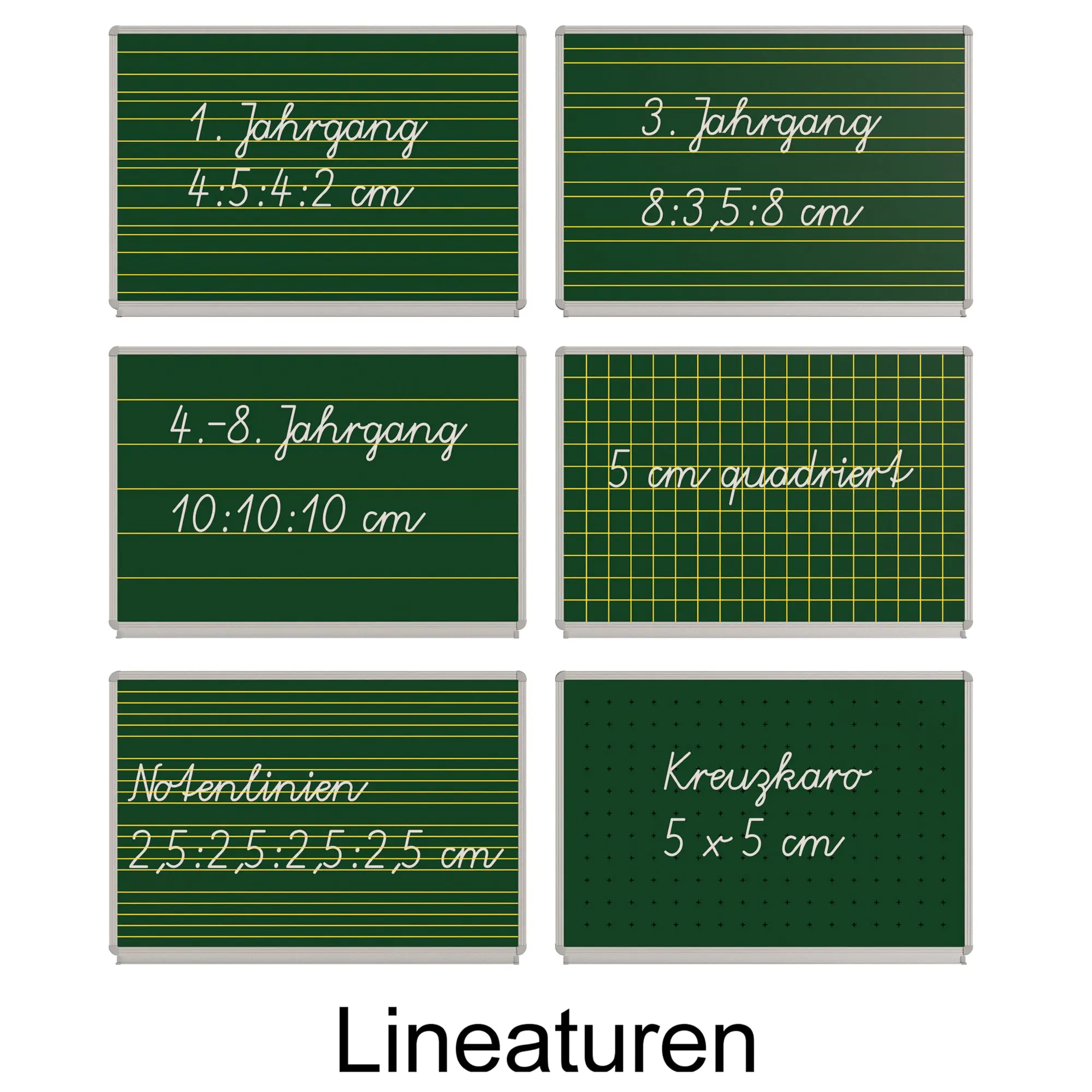 Klapp-Tafel fahrbar, Mittelfläche 150x100 cm, Flügel  75x100 cm, Stahlemaille grün, aus der Kategorie fahrbare Klapp-Tafeln